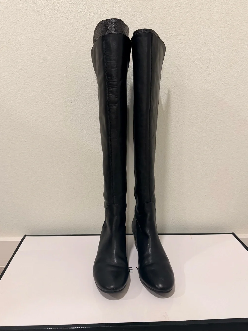Nine West - Black Over-the-Knee Boots - Women's